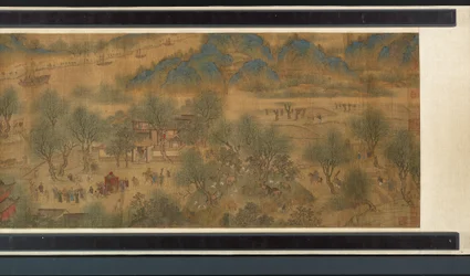 Festival du printemps sur la rivière (détail)